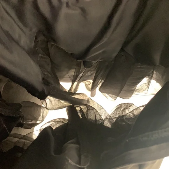 Vintage GUNNE SAX by Jessica McClintock Velvet & Taffeta Dress Black Size Medium - Picture 9 of 14